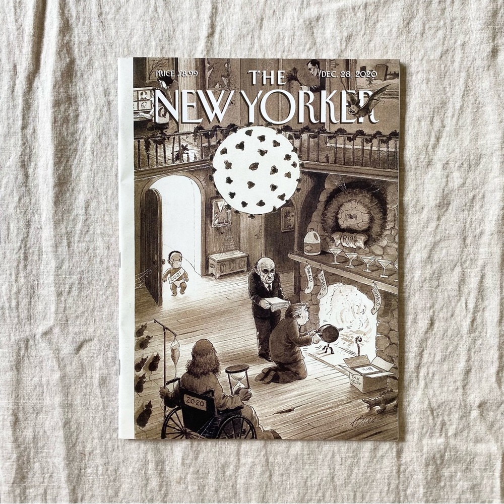The New Yorker Donald Trump 2020 New Year Political Cover Coffee Table Book